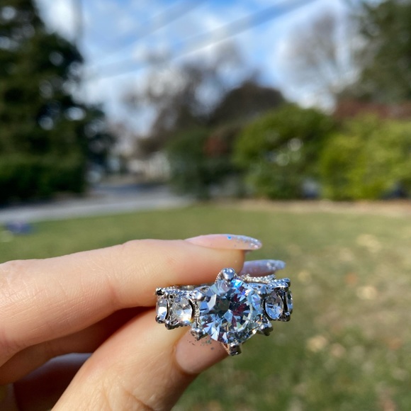New⚡️Sparkle Luxurious Sterling Silver Ring - Picture 6 of 11